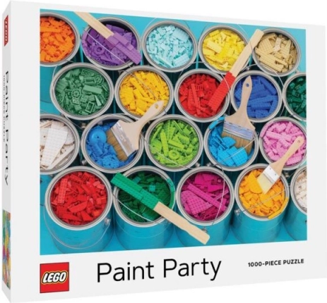 Chronicle Books sestavljanka LEGO slikarska zabava 1000 koščkov