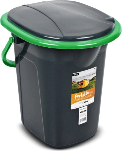 GreenBlue Portable Camping Toilet – Black and green