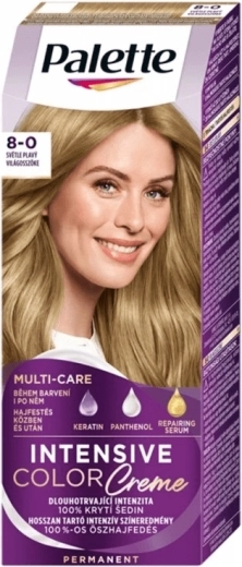 Palette Intensive Color Creme 8-0 svetlo plava, 50 ml