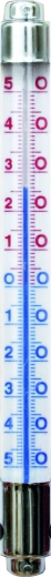 Zunanji okenski termometer s kovinskim objemnim nosilcem 20 × 200 mm
