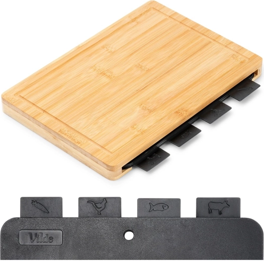 Komplet 5 desk za rezanje s stojalom Vilde
