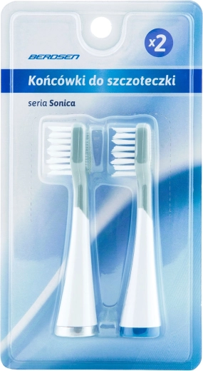 Nadomestne glave za sonično zobno ščetko Berdsen, 2 kosa