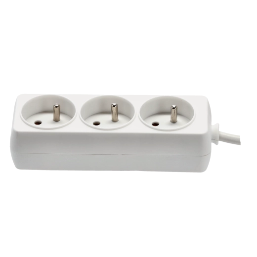 Kompakten podaljšek s 3 ozemljenimi vtičnicami