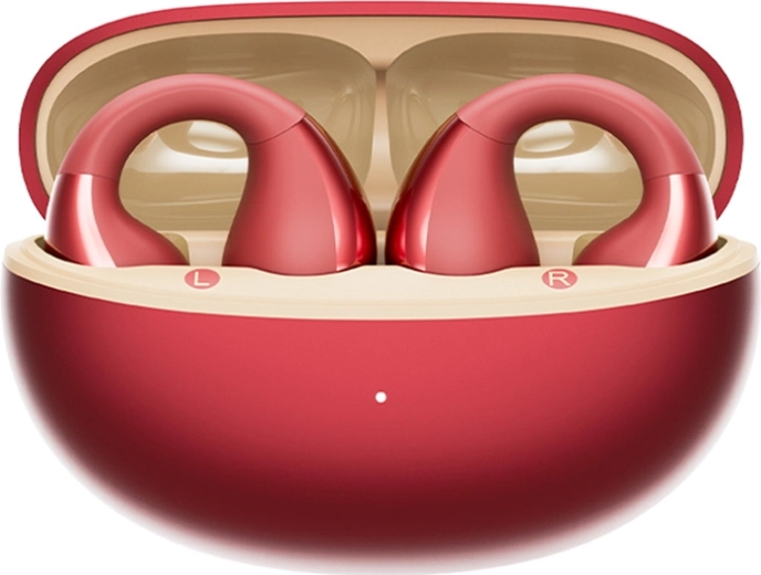 Brezžične slušalke qcy crossky clip c30s rdeča