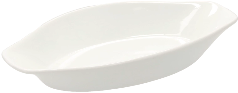 Porcelanasta servirna skleda 25 × 13,5 × 3,5 cm