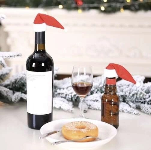 Dekoracija tudi za steklenico vina