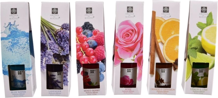 Aroma difuzor za notranje prostore 30 ml – mešanica 6 različic