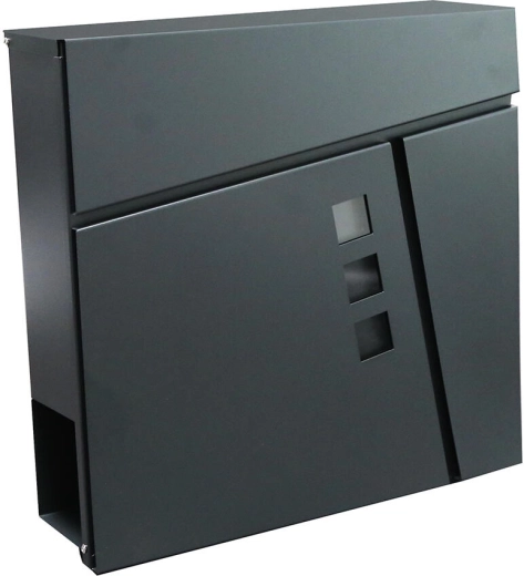 Poštni nabiralnik TILES antracit 370 × 370 × 105 mm