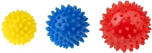Tullo Fizjo Spiky Massage Spiky Rehabilitation Massage Balls - 3 pcs