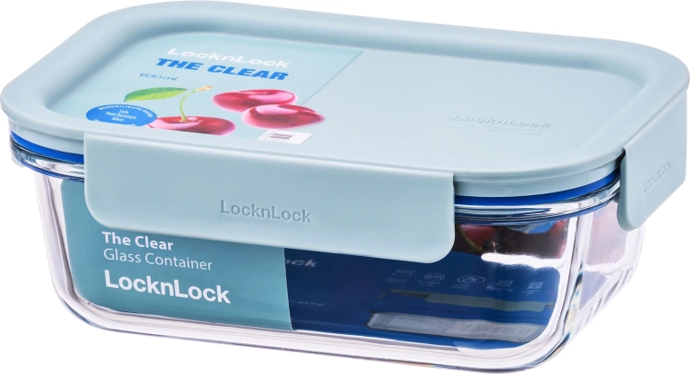 Steklena pekač posoda s pokrovom LOCKnLOCK Clear Glass 630 ml iz borosilikatnega stekla