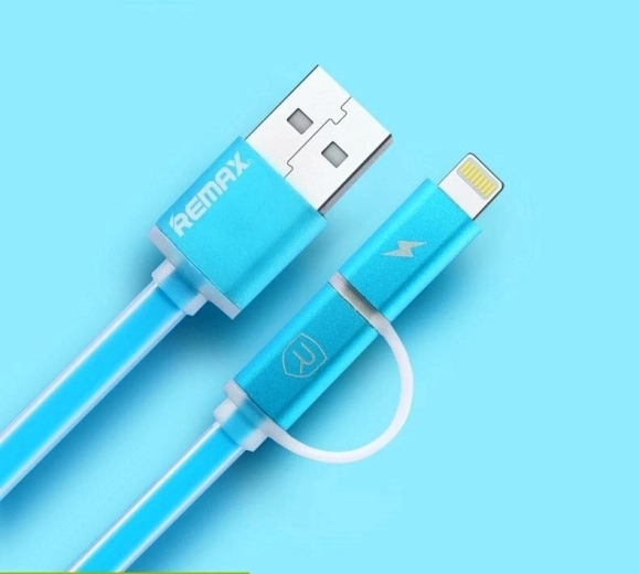 Remax Aurora 2v1 USB kabel 1 m moder