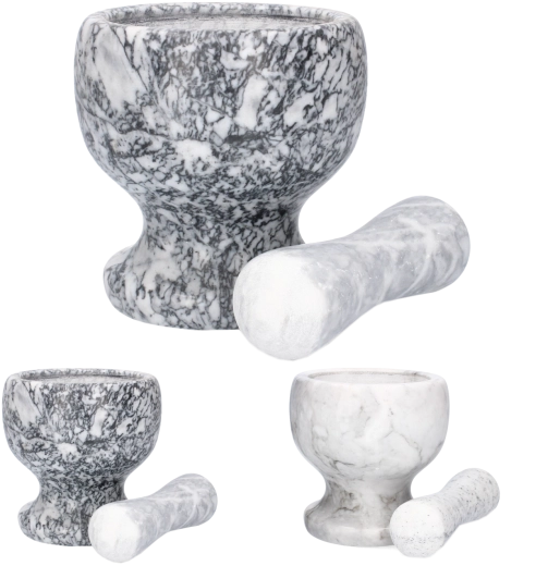 Marmorny možnar 12,5 × 12,5 cm bel