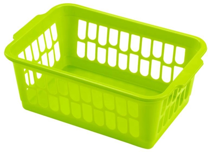 Plastična košara 30 × 20 × 11 cm, mešanica barv
