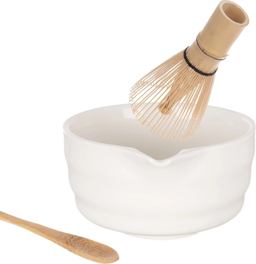 Porcelanasta skleda z izlivom za udobno mešanje in nalivanje