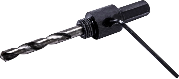 Nosilec za bimetalne kronske žage 14–30 mm s središčnim svedrom