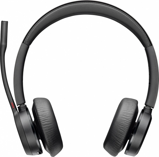 Poly Voyager 4320 s certifikatom Microsoft Teams, polnilnim stojalom in USB‑adapterjem