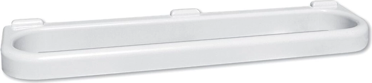 Plastično držalo za brisače 45,8 × 10,9 cm, belo