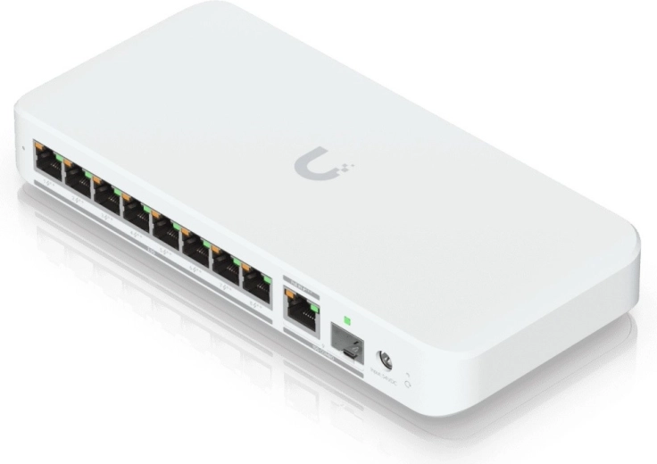 8× 2.5GbE port for a fast wired network