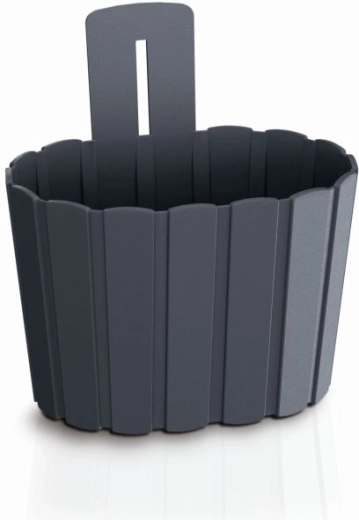 Viseči lonček za rože BOARDEE WALL 19,4 cm – antracit