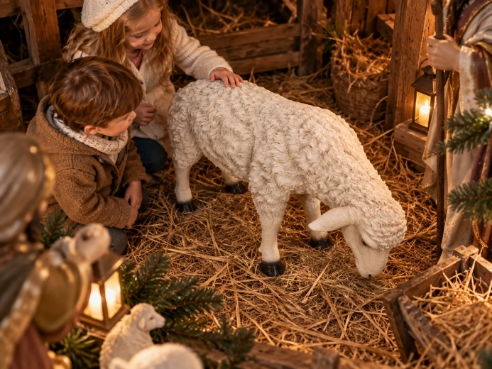 Ideal addition to a nativity scene