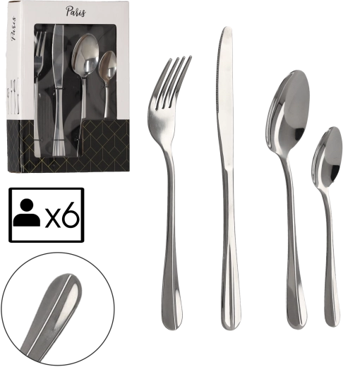 Set jedilnega pribora Paris 24 kosov