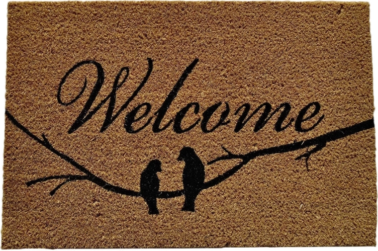 Predpražnik iz kokosovih vlaken in PVC 40 × 60 cm Welcome