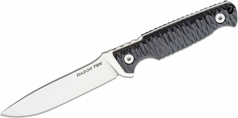 Cold Steel RAZOR TEK 4" univerzalni nož s fiksnim rezilom, črn ročaj GFN, tok Secure-Ex