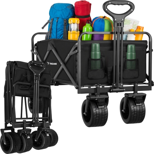 Zložljiv transportni voziček Trizand z nosilnostjo 100 kg