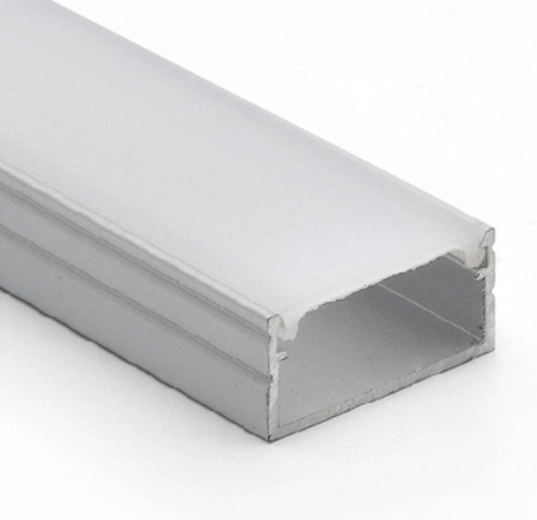 Solight aluminijasta letev za LED-trakove z mlečnim difuzorjem, 1 m