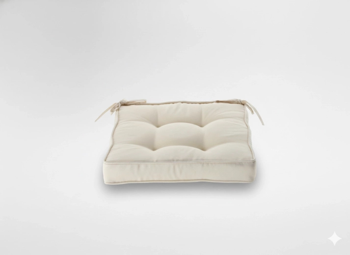 Oblazinjen sedež za stol 40 × 40 × 6 cm, bež