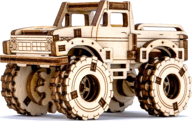 Wooden 3D Monster Truck Puzzle – Model 4