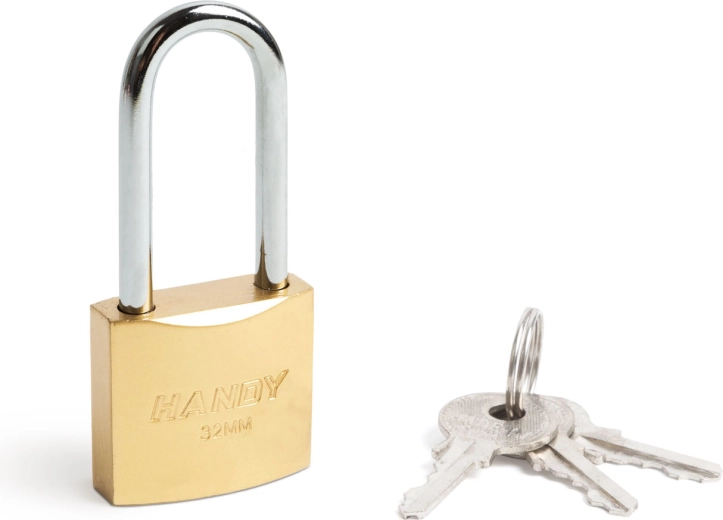 Long Shackle Padlock 32 mm with 5 mm Shackle