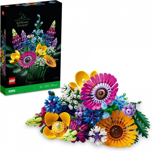 LEGO Icons – šopek s travniškimi cvetovi