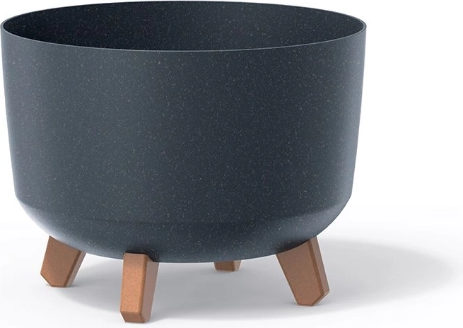 Cvetlični lonec Gracia Standard Eco Wood 33,9 cm antracit