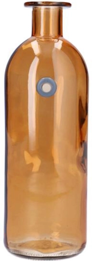 Steklena vaza Wallflower steklenica 20,5 cm terra