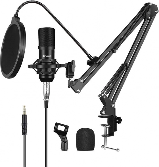 Kondenzatorski mikrofon PULUZ za studio in pretakanje