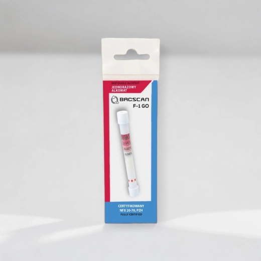 Kemični enkratni alkotest BACscan F-1 GO