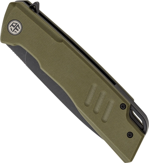Ergonomic G10 handle and deep-carry pocket clip