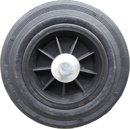 Polno gumijasto kolo za voziček 200 mm