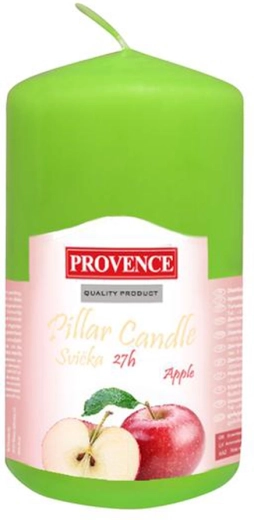 Parafinska dišeča sveča valj jabolko 6 × 11,1 cm