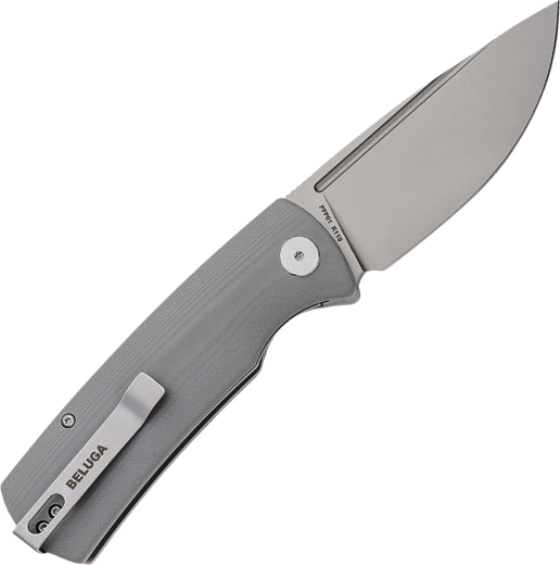 Secure grip: gray G10 handle