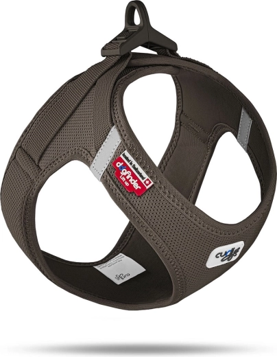Curli oprsnica za pse Air-Mesh rjava, velikost S (4–7 kg)