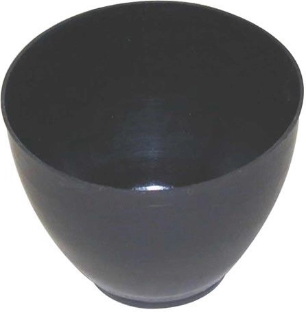 Konusna posoda za mavec iz plastike in gume