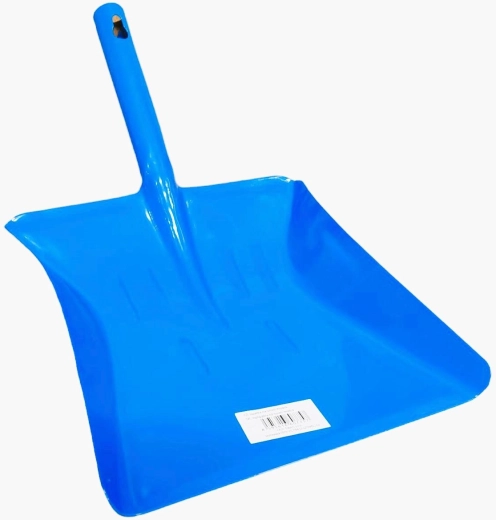 Kovinska smetišnica modra, lakirano jeklo