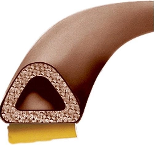 Tesnilo za okna in vrata D 9 × 8 mm, rjavo, 100 m