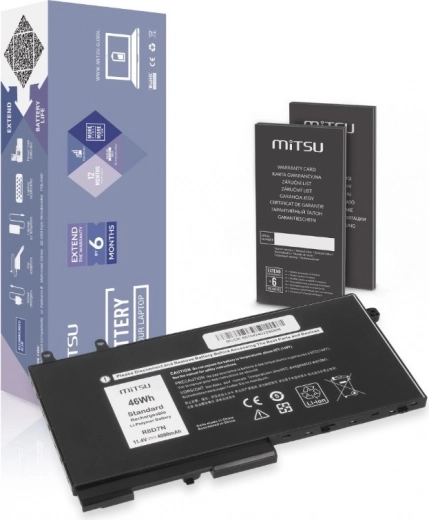 Baterija MITSU R8D7N za DELL Latitude 5410/5411/5500 in Precision 3541/3550 – 11,4 V 4000 mAh (46 Wh)