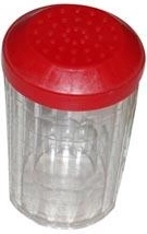 Posipač za sladkor iz prozorne plastike, mešanica barv