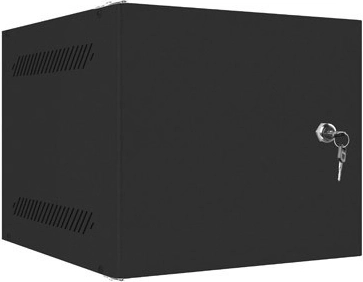 Stenska 10″ mrežna omarica 6U, 280 × 310 mm, črna LANBERG