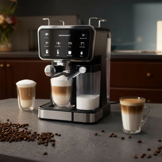 Popolna mlečna pena in napitki z ledom