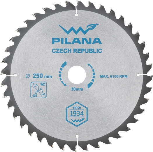 Žagin list PILANA SK 5255 WZ 250 mm, 40 zob